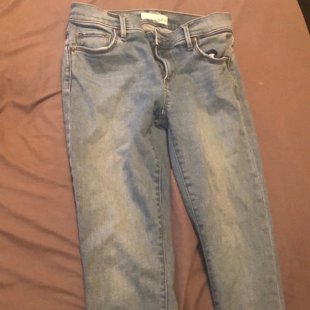 Light blue legging jeans